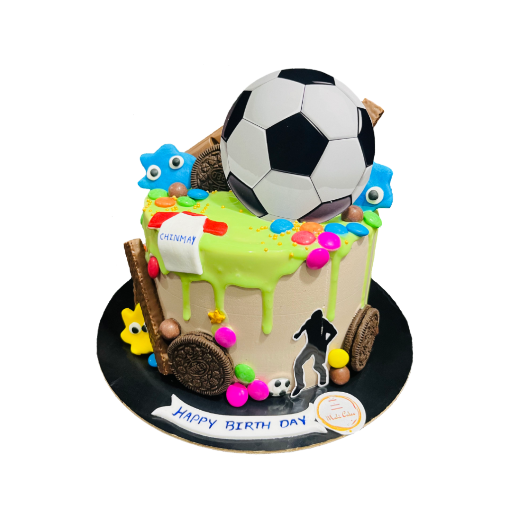Birthday cake for football lover